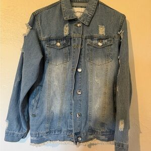 Classic Blue Denim Jean Jacket